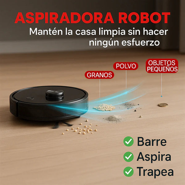 Aspiradora Robot Cleanme®| Limpia tu hogar sin mover un dedo
